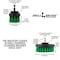 Drill Brush Power Scrubber By Useful Products 5 in W 5 in L Brush, Green G-S-42-QC-DB - alternate 5